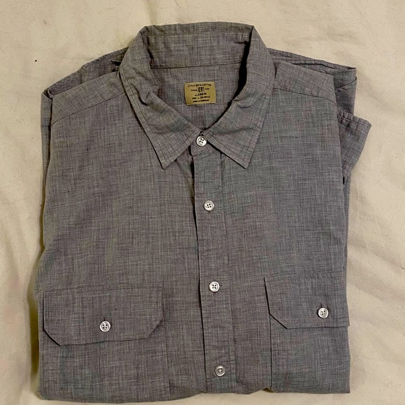 JCrew grey, large, shirt